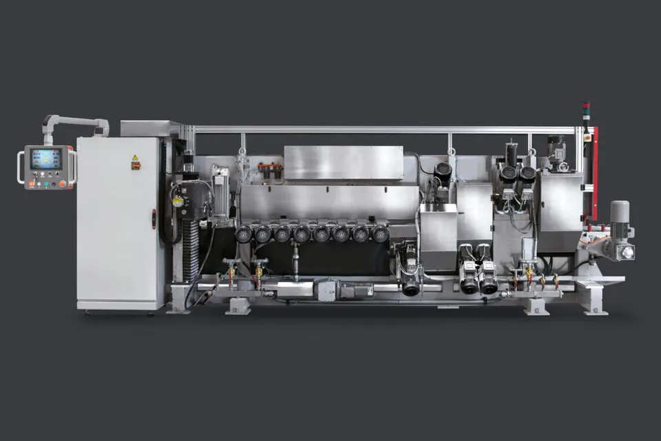Backside of the machine