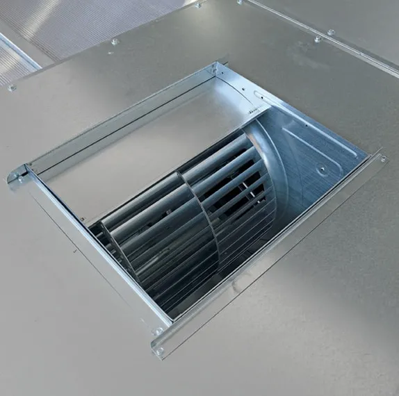 DRY Suction Wall — Detail of the air suction fan