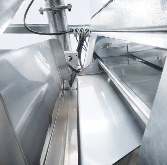 Mini Compact L 2.1 — Water collection system from the filter press with automatic drip trays.